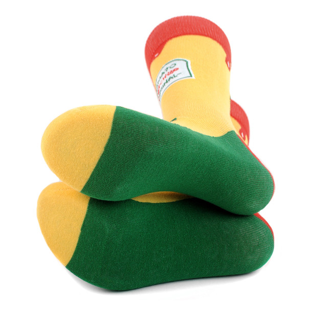 Men's Ketchup Novelty Socks - NVS19590-YW