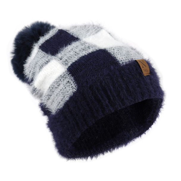 Women's  Pom Pom Knit Winter Hat  - LKH5038