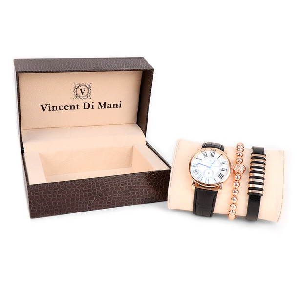 Men's Watch & Bracelet Gift Set - MWBB1018-4