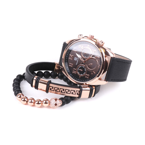Men's Watch & Bracelet Gift Set - MWBB1018-5