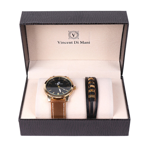 Men's Watch & Bracelet Gift Set - MWBB1018-6