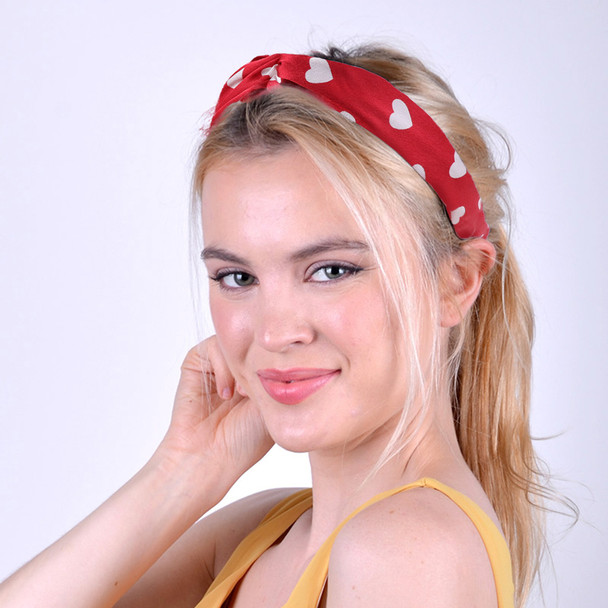 Criss Cross Heart Headband- EHB1010 Criss Cross Heart Headband- EHB1010