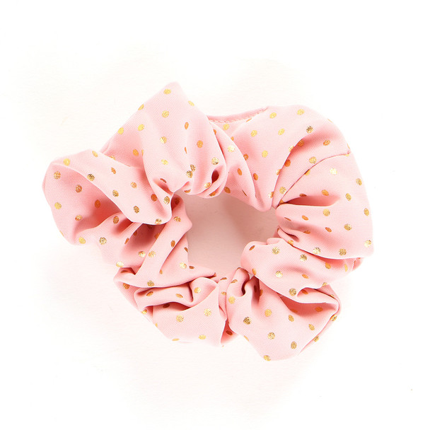 12pc Assorted Polka Dot Hair Scrunchies