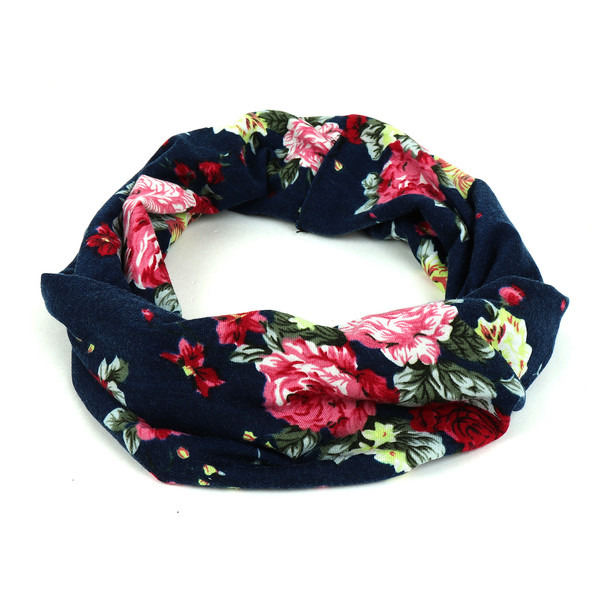 Ladies Floral and Navy Spring/ Summer Headband - EWB1000