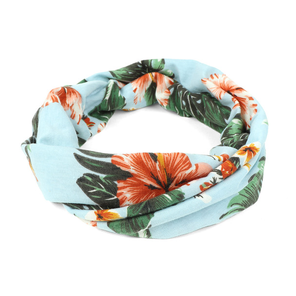 Ladies Summer/Spring Floral and Teal Headband - EWB1004