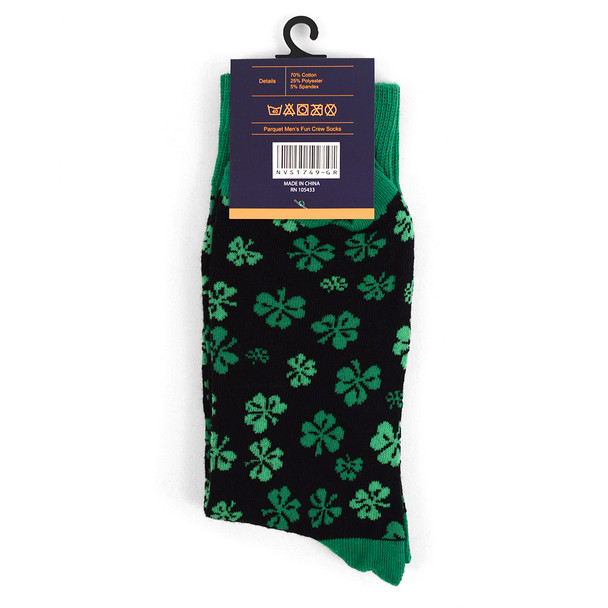 12pairs Men's Clover Novelty Socks NVS1749-50