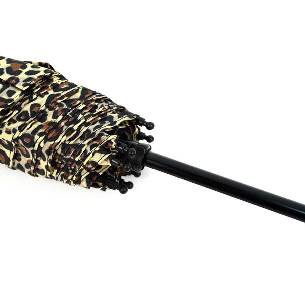 Animal Print Telescopic Compact Umbrella with Plastic Handle - UM5005