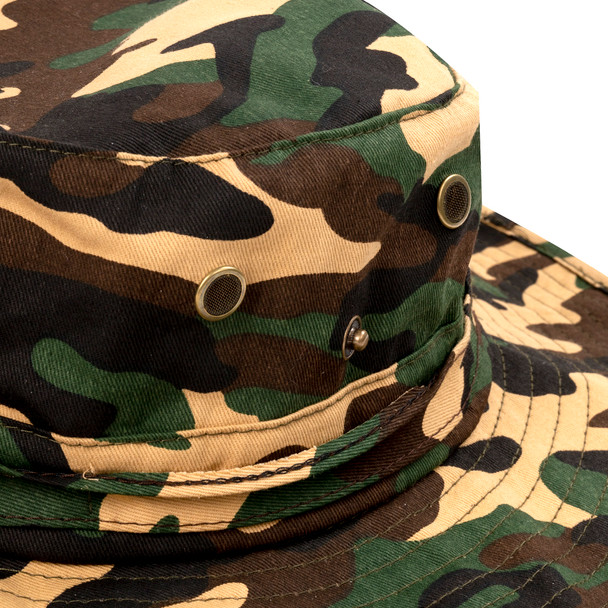 Wide Brim Camo  Boonie Hat - BHT1000-CAMO