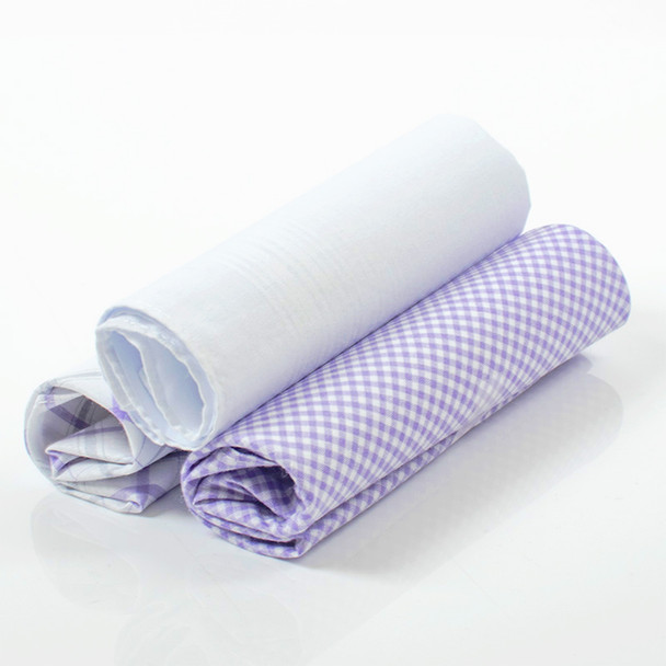 Men's Boxed Fancy Cotton Handkerchiefs 3pcs Set-MFB1743