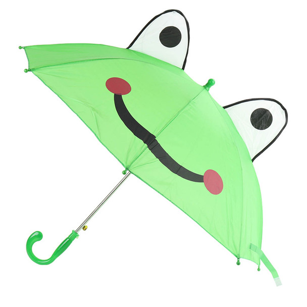 Kid's Green Frog Umbrella - UK18014-GRN