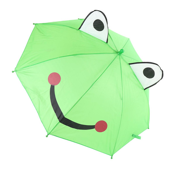 Kid's Green Frog Umbrella - UK18014-GRN