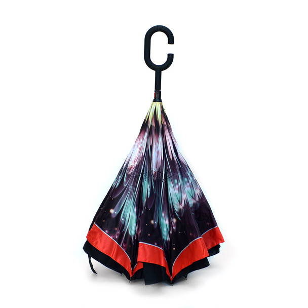 Galaxy Lights Double Layer Inverted Umbrella - UM18070