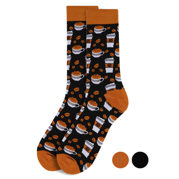 Men's Coffee Cups Novelty Socks NVS1752-53