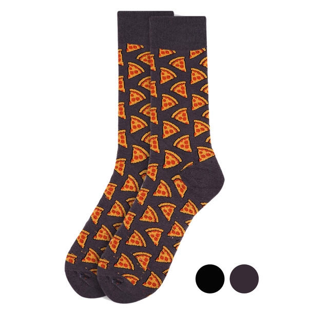 Men's Pepperoni Pizza Novelty Socks NVS1779-80