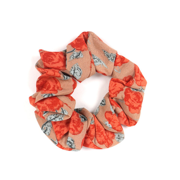 Women's Rose Hair Scrunchies- 12SHS-FLR