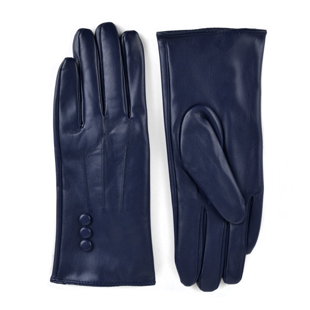 Women's PU Leather Winter Touch Screen Gloves - LWG36