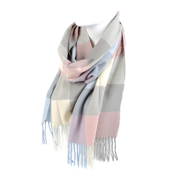 Acrylic Cashmere Feel Winter Scarves - AS2609