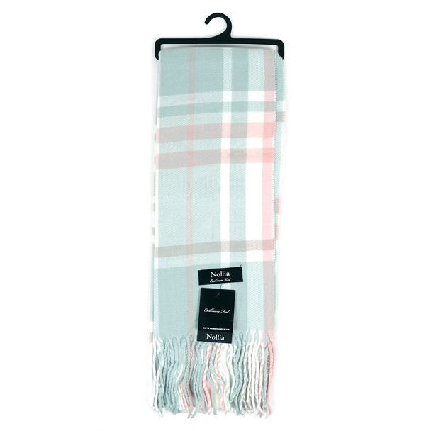 Unisex Plaid Acrylic Cashmere Feels Winter Scarves - AS2608 Unisex Plaid Acrylic Cashmere Feels Winter Scarves - AS2608