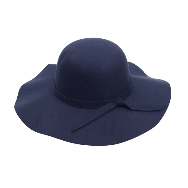 Women's Polyester Felt Floppy Wide Brim Bowknot Hat LWH10057 Women's Polyester Felt Floppy Wide Brim Bowknot Hat LWH10057