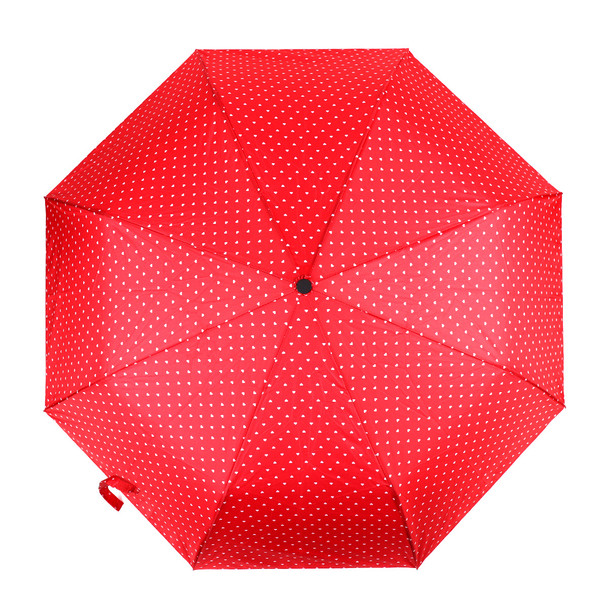 Heart Print Compact Umbrella- UM3205