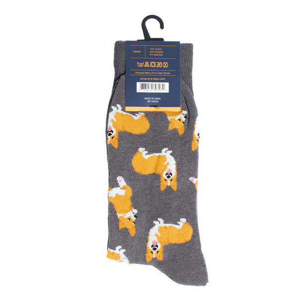 Men's Dancing Dog Novelty Socks- NVS19624