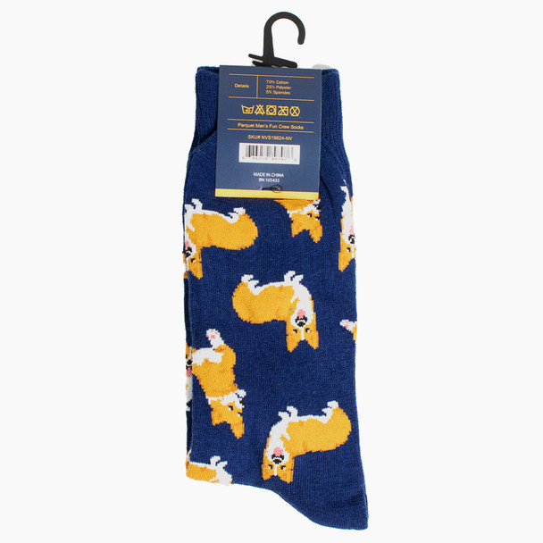 Men's Dancing Dog Novelty Socks- NVS19624