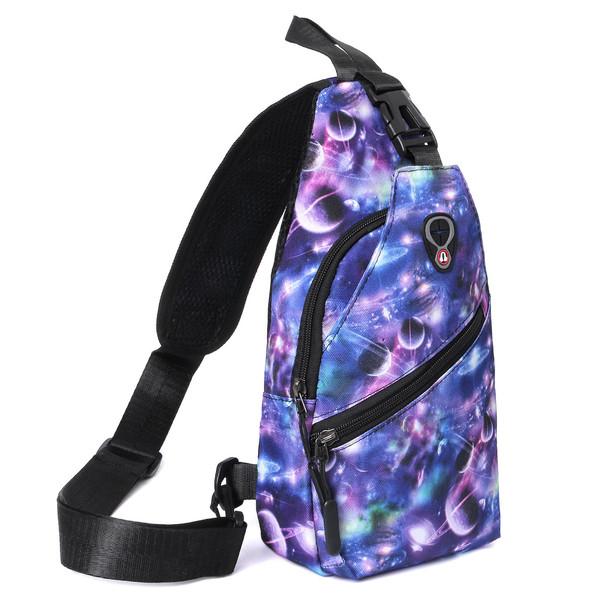Novelty Sport Purple Galaxy Sling Bag- NFBG1904