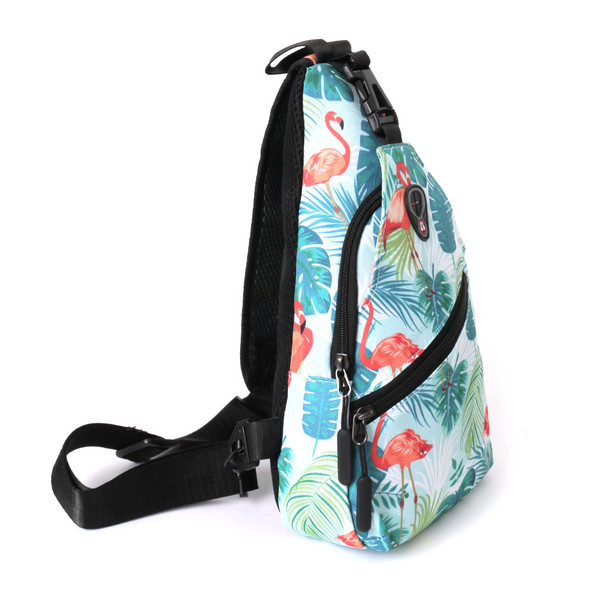 Novelty Sport Tropical Flamingo Sling Bag -NFBG1902