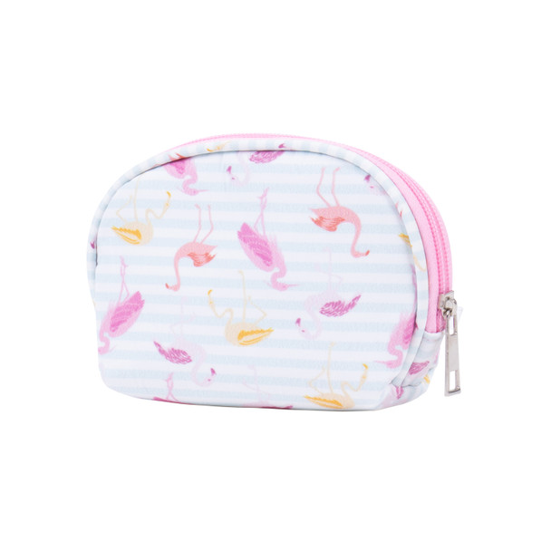 3 pcs Flamingo Fabric Cosmetic & Toiletry Bags-LNCTB1770-PK