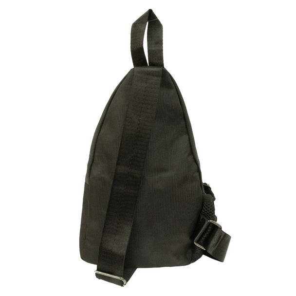 Unisex Black Crossbody Sling Bag with Adjustable Strap- FBG1867 Unisex Black Crossbody Sling Bag with Adjustable Strap- FBG1867