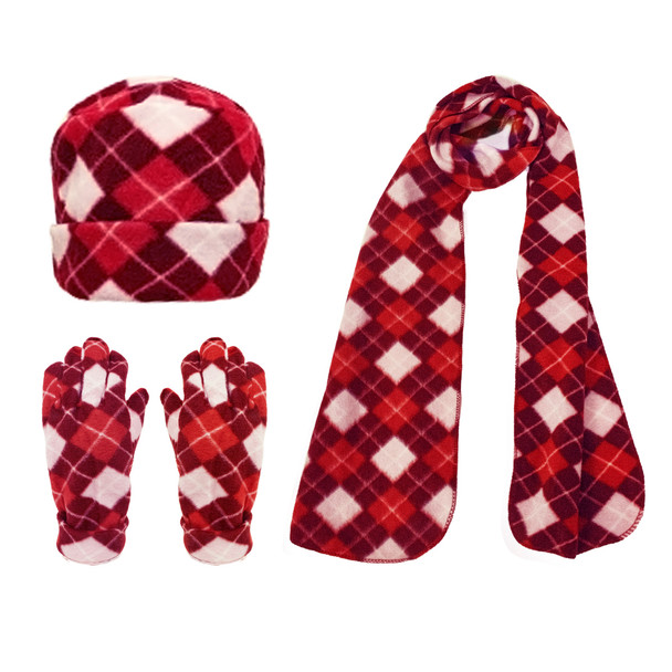 3pcs Ladies Fleece winter set -WNTSET9047