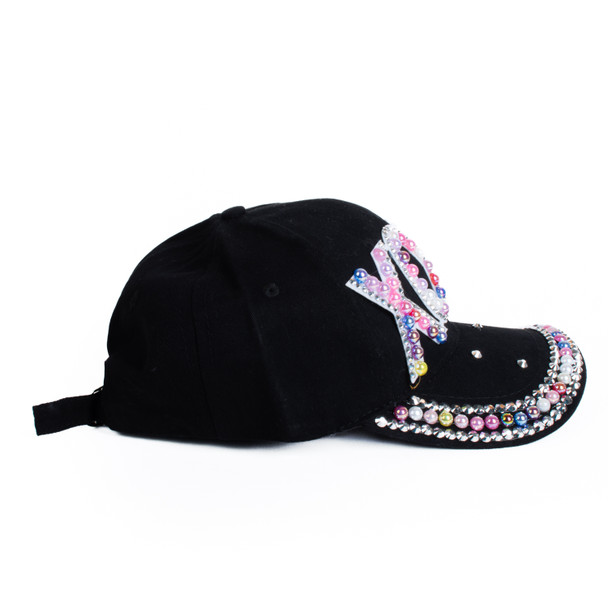 Ladies Bling Cap with Stones and Adjustable Strap- CP9631