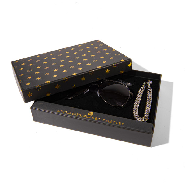 Sunglasses, Pen, Bracelet Set- HIS-FTBX2-PA-SS23-9