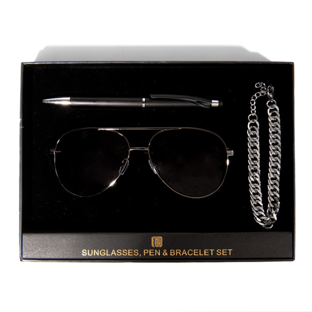 Sunglasses, Pen, Bracelet Set- HIS-FTBX2-PA-SS23-9