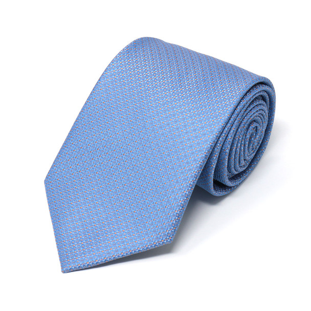 Men Cross Pattern Micro Fiber Poly Woven Tie-MPW5950