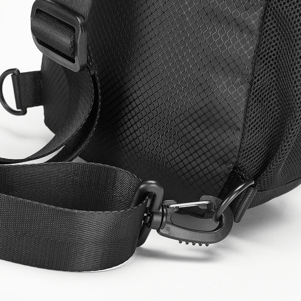 Nylon Crossbody Sling bag with Pocket Strap -FBG1901