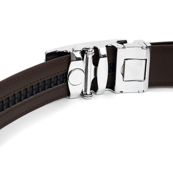 Men's Watch Rotating Ratchet Belt -MGLBB55-SIL