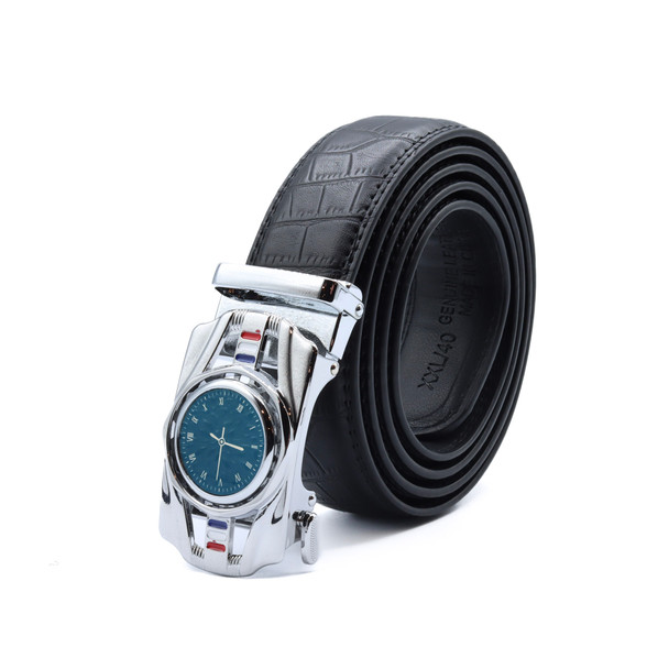 Men's Watch Rotating Ratchet Belt -MGLBB55-SIL