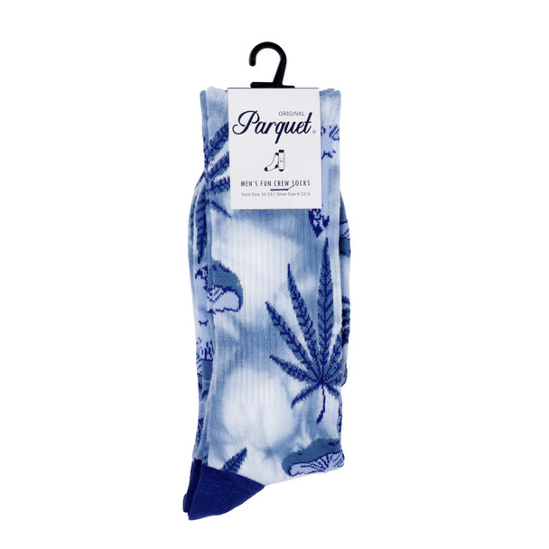 Men's High Life Tie Dye Novelty Socks-NVPS2035-NV