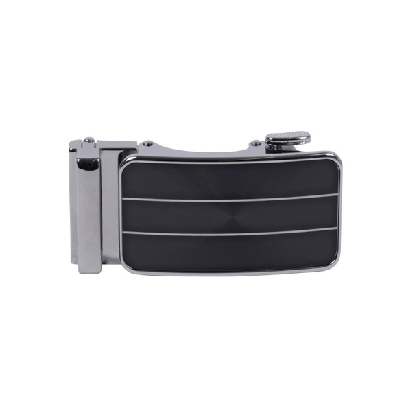 Men's Genuine Leather Sliding Buckle Ratchet Belt-MGLBB68