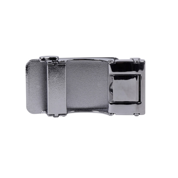 Men's Genuine Leather Sliding Buckle Ratchet Belt-MGLBB68