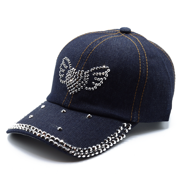 Bling Studs Cap - HEART - WINGS