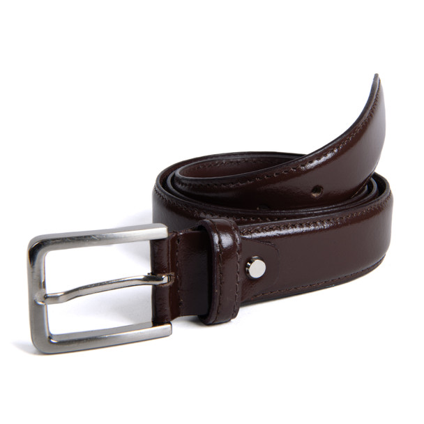 Men's Cut to Fit Genuine Leather Brown Belt - MGLD-CTF01-BR