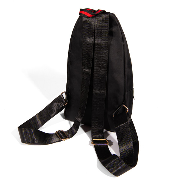 Ladies Sport Black Nylon Backpack - LBP1333-BK