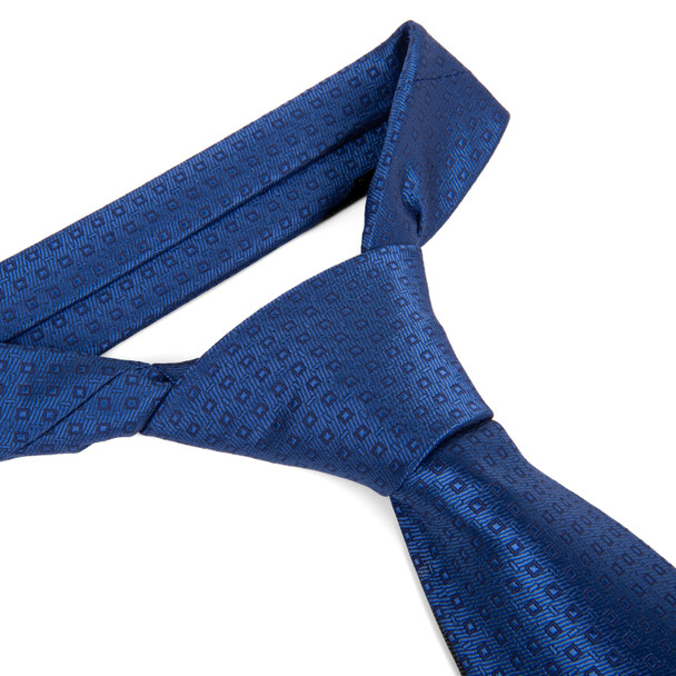 Men's Micro Fiber Poly Woven Pattern Tie - MPW5988