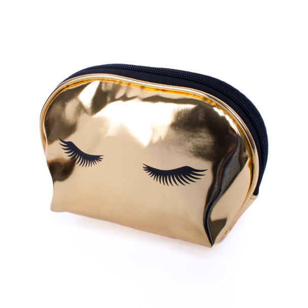 4pcs Mascara Gold Cosmetic & Toiletry Bags-LNCTB2002