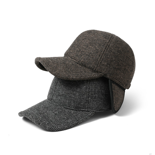 Unisex Fall/Winter Cap with adjustable strap ands ear flaps - CAP6