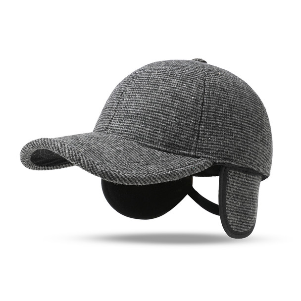 Unisex Fall/Winter Cap with adjustable strap ands ear flaps - CAP6