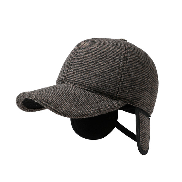 Unisex Fall/Winter Cap with adjustable strap ands ear flaps - CAP6