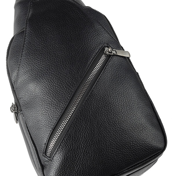 Crossbody PU Sling bag with Adjustable Strap-FBG1910-BK